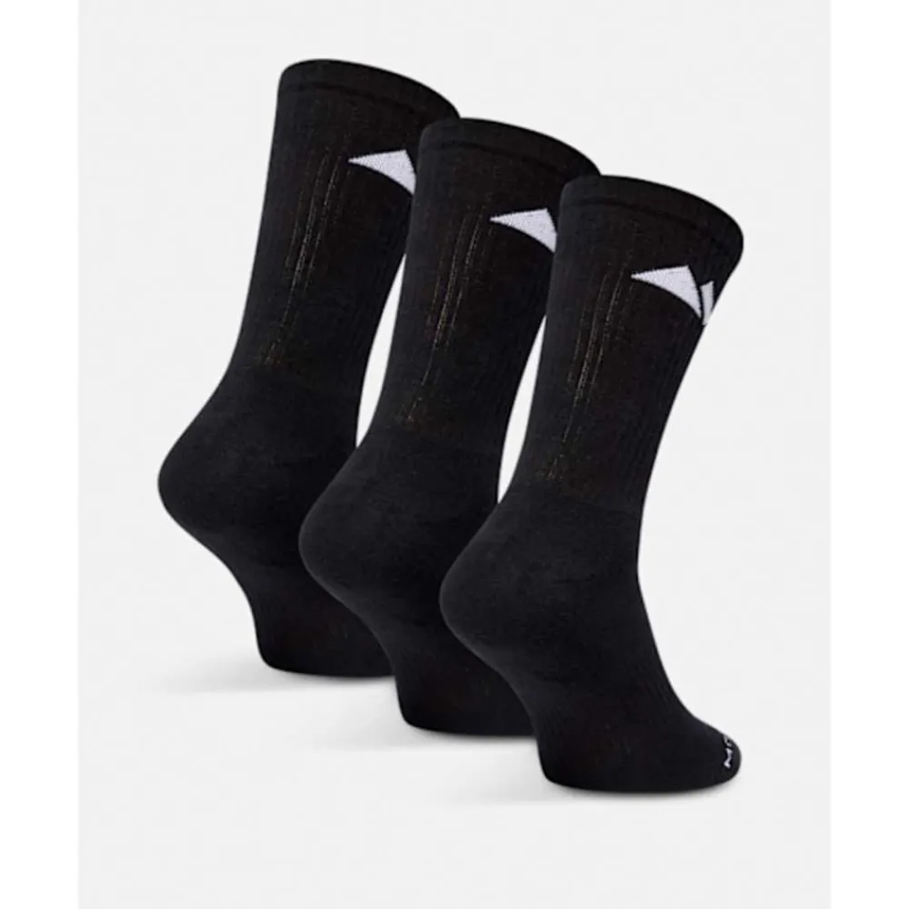 Sale Monterrain FORM CORE CUSHIONED CREW SOCK 3 X PACK Black