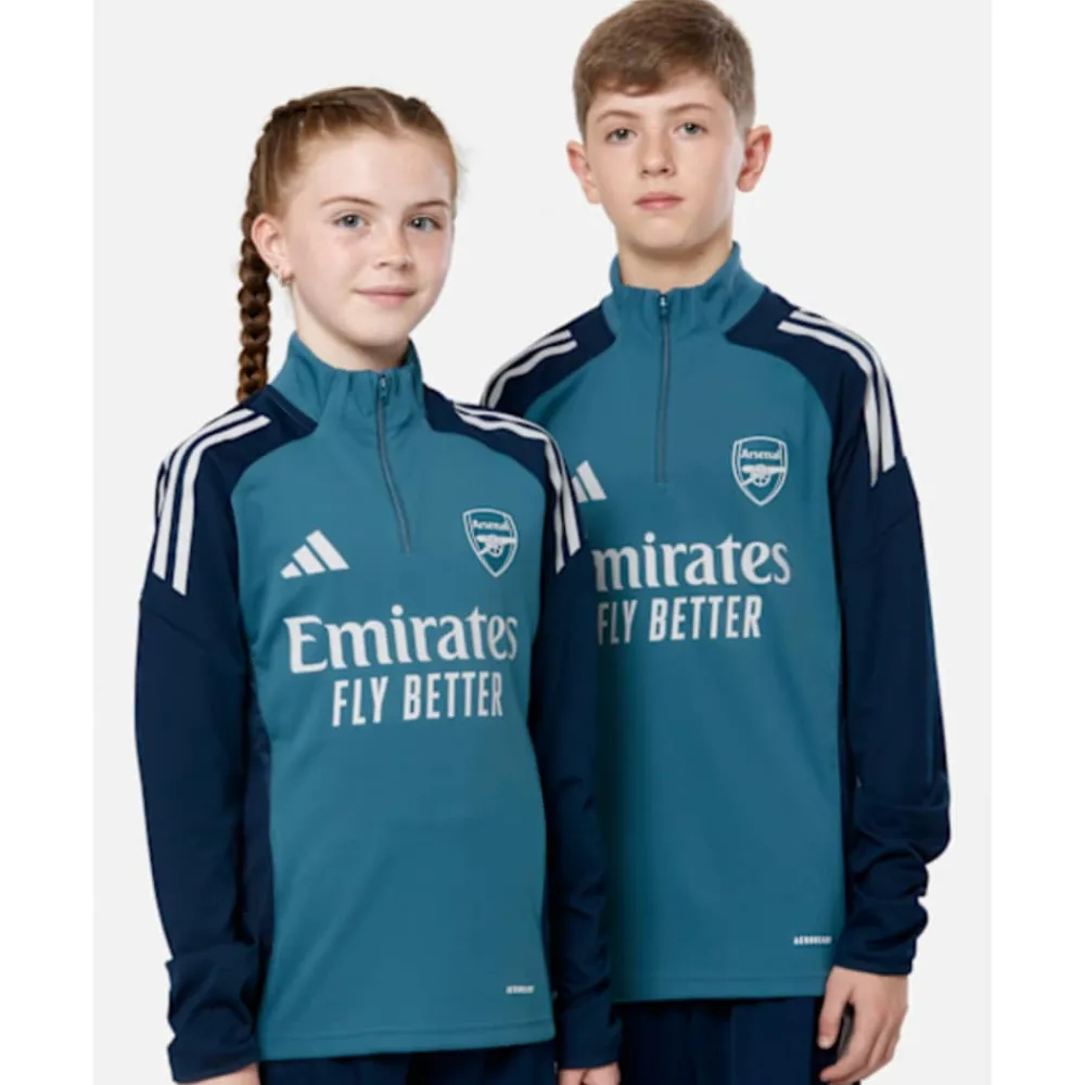 Clearance adidas Kids Arsenal Training Half Zip Top Black
