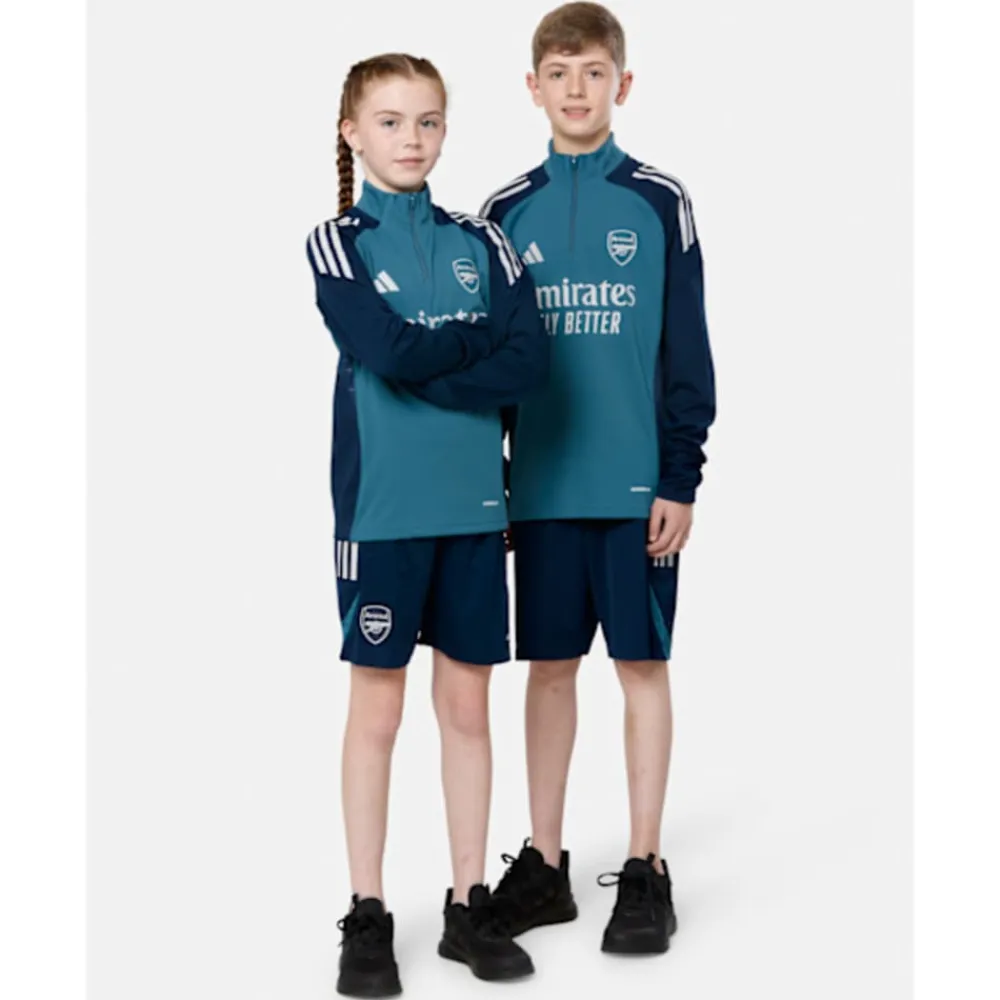 Clearance adidas Kids Arsenal Training Half Zip Top Black