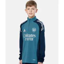 Clearance adidas Kids Arsenal Training Half Zip Top Black