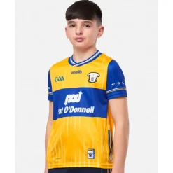 Best O'Neills Kids Clare Home Jersey Yellow