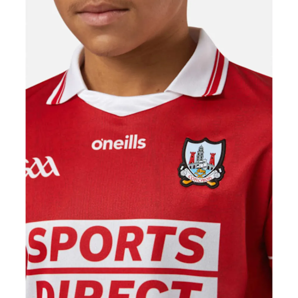 Clearance O'Neills Kids Cork 24/25 Home Jersey Red