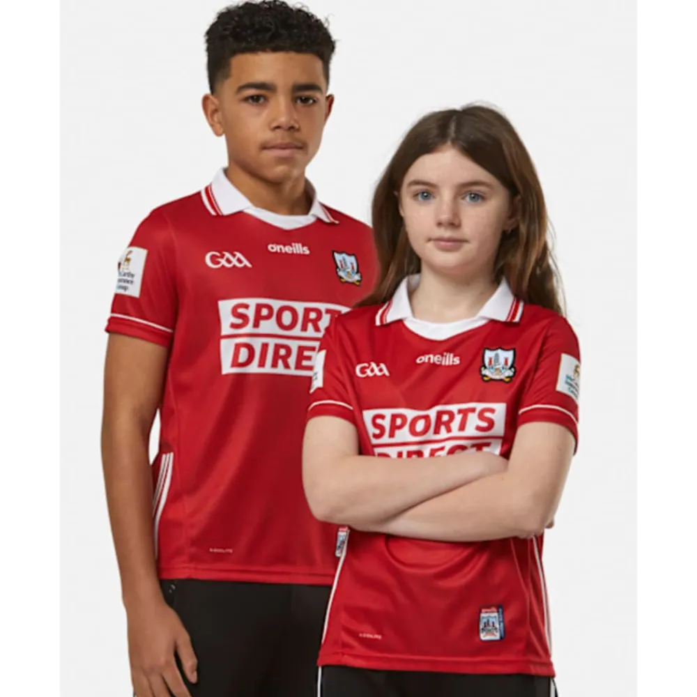 Clearance O'Neills Kids Cork 24/25 Home Jersey Red