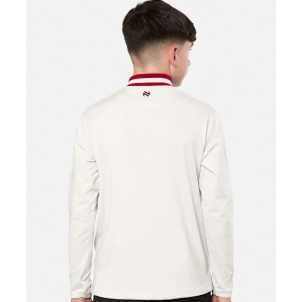 Sale O'Neills Kids Cork Nepal Half Zip Top White