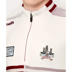 Sale O'Neills Kids Cork Nepal Half Zip Top White