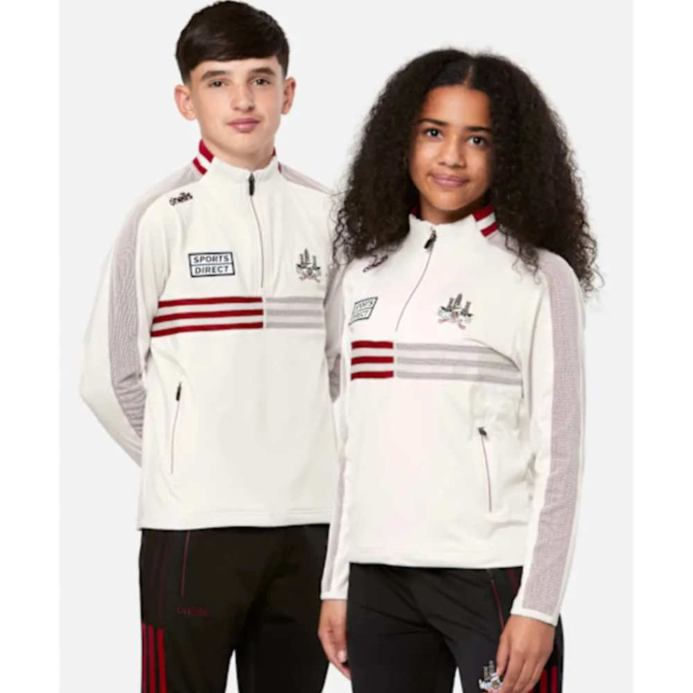Sale O'Neills Kids Cork Nepal Half Zip Top White
