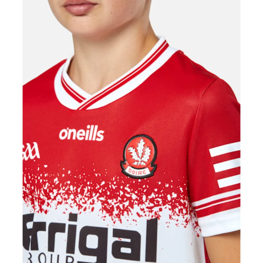 Online O'Neills Kids Derry Home Jersey Red
