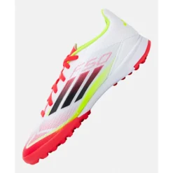 Clearance adidas Kids F50 League Astro Turf White