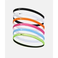 Discount Nike Kids Flex Classic Headbands 6 Pack Assorted