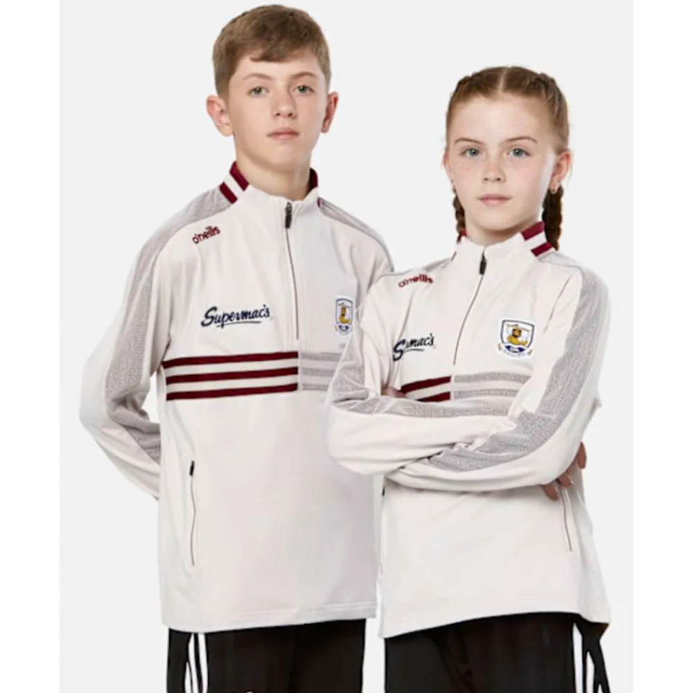 Outlet O'Neills Kids Galway Nepal Half Zip Top White