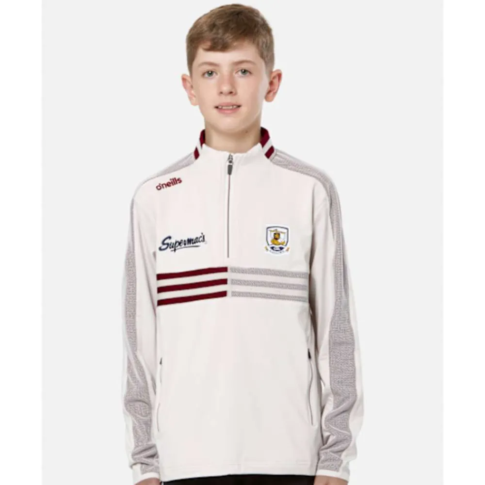 Outlet O'Neills Kids Galway Nepal Half Zip Top White