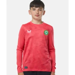 Hot Castore Kids Ireland Away Goalkeeper Jersey Pink