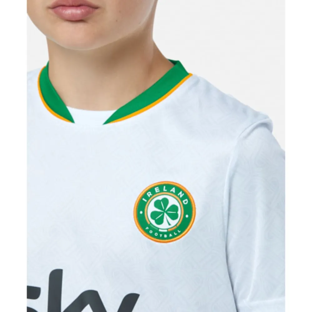 Discount Castore Kids Ireland Away Jersey White