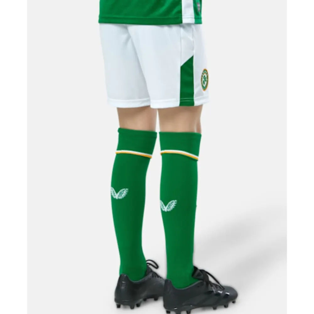 Discount Castore Kids Ireland Home Shorts White