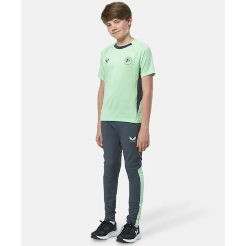 New Castore Kids Ireland Rise Pro Players Training Pants Black