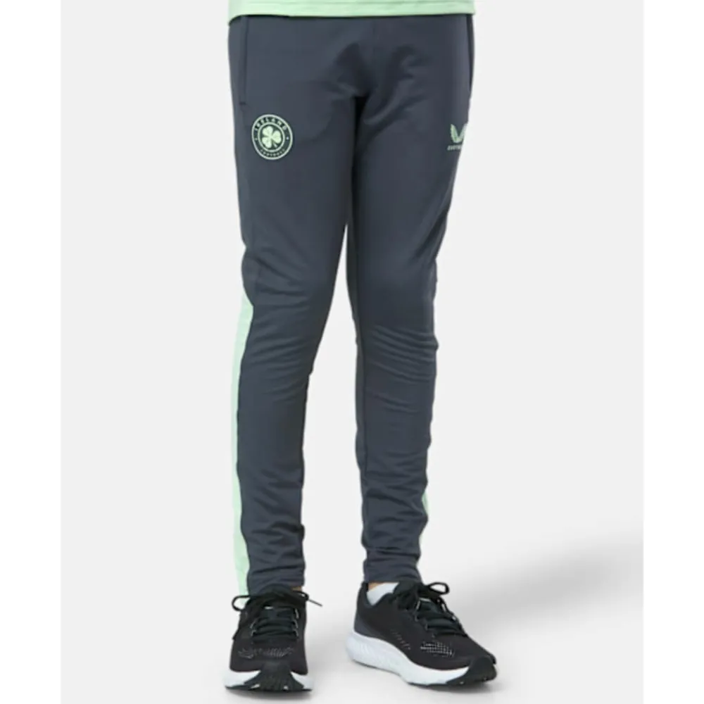 New Castore Kids Ireland Rise Pro Players Training Pants Black