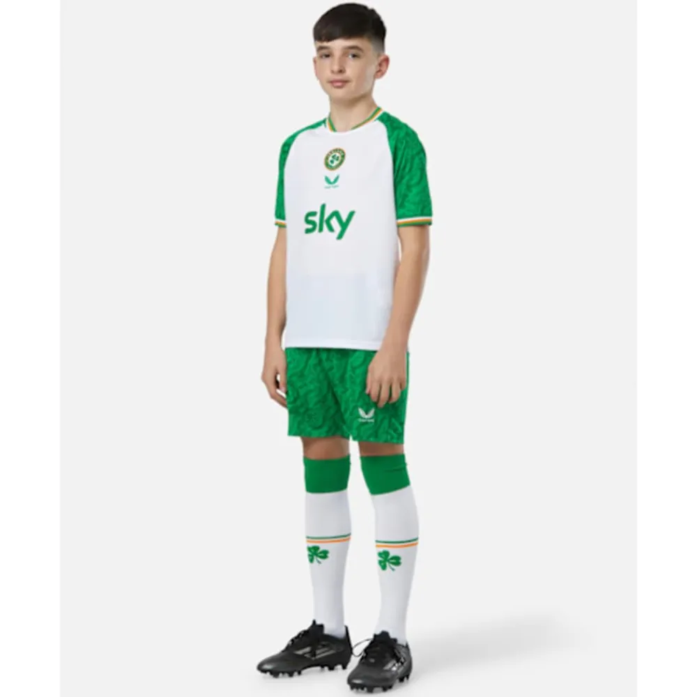 Outlet Castore Kids Ireland Third Shorts Green