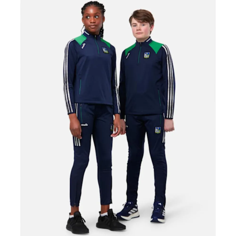 New O'Neills Kids Limerick Dynamo Brushed Half Zip Top Navy