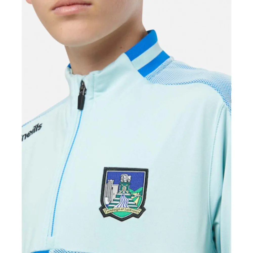 Clearance O'Neills Kids Limerick Nepal Half Zip Top Blue