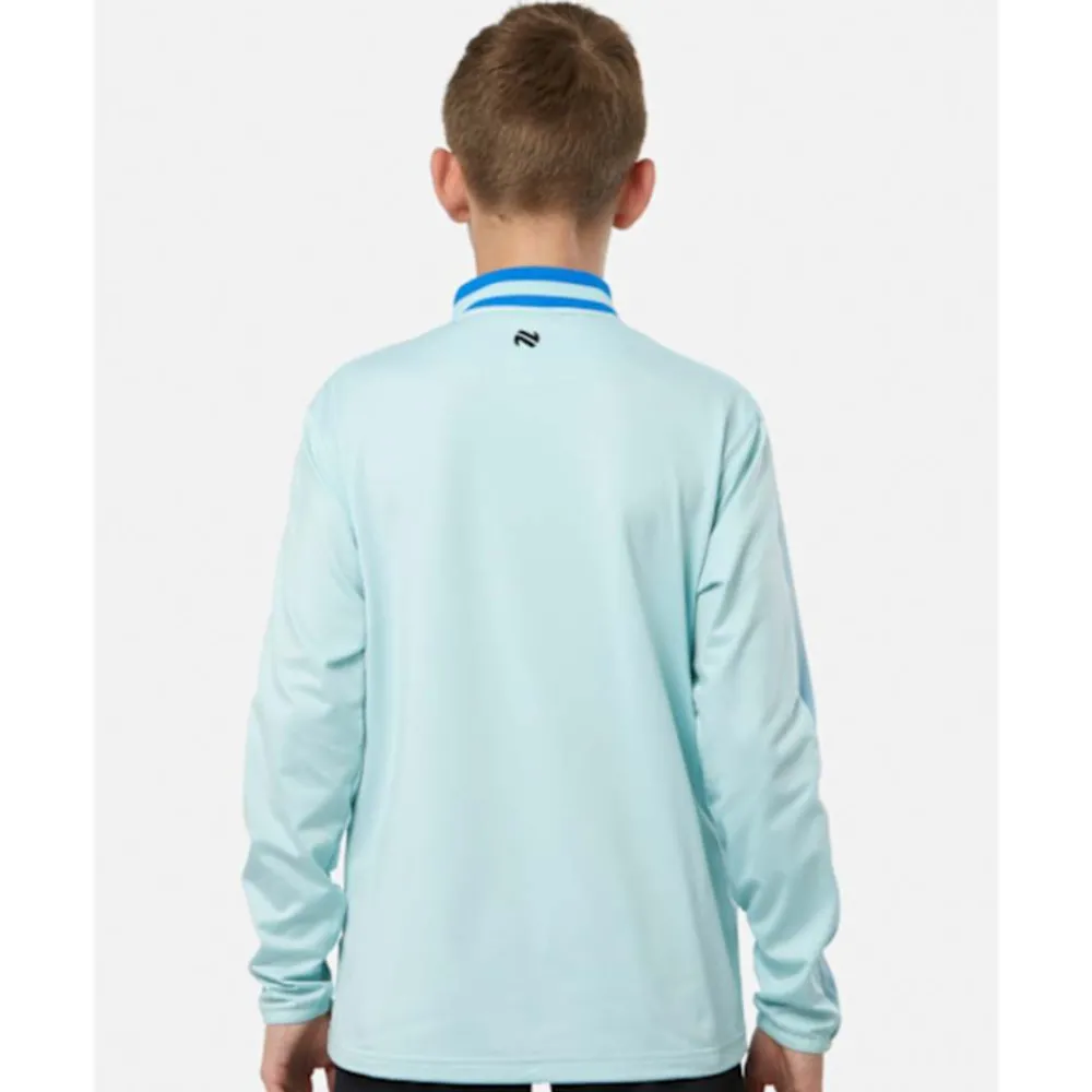 Clearance O'Neills Kids Limerick Nepal Half Zip Top Blue