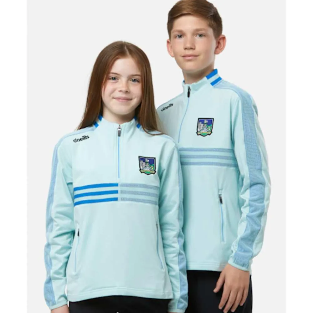 Clearance O'Neills Kids Limerick Nepal Half Zip Top Blue
