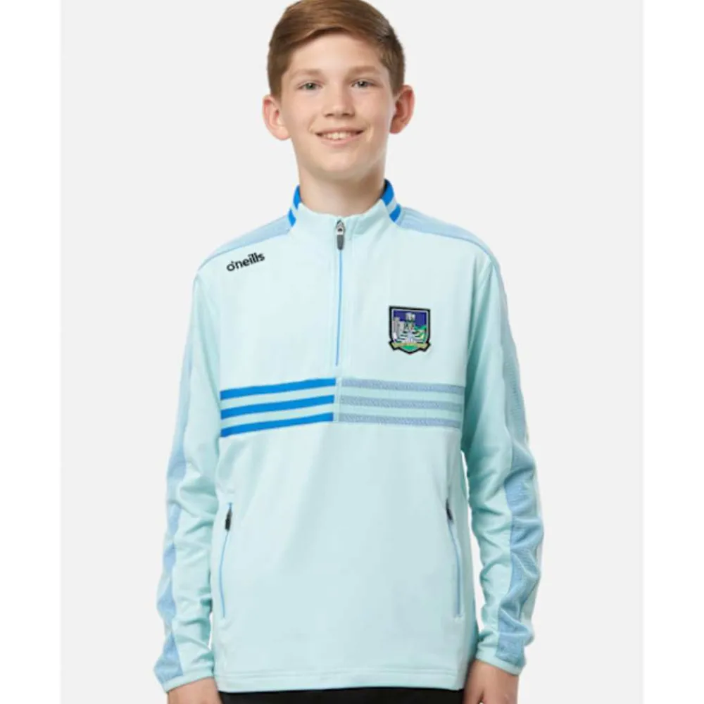 Clearance O'Neills Kids Limerick Nepal Half Zip Top Blue