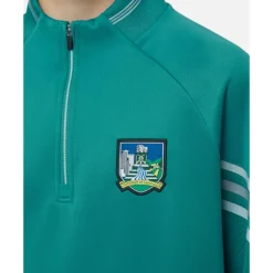 Discount O'Neills Kids Limerick Weston Half Zip Hybrid Top Green