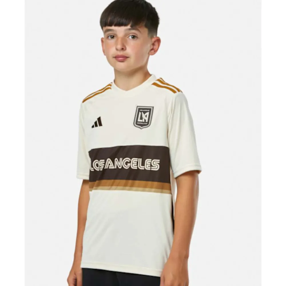 Clearance adidas Kids Los Angeles FC 24/25 Third Jersey Cream