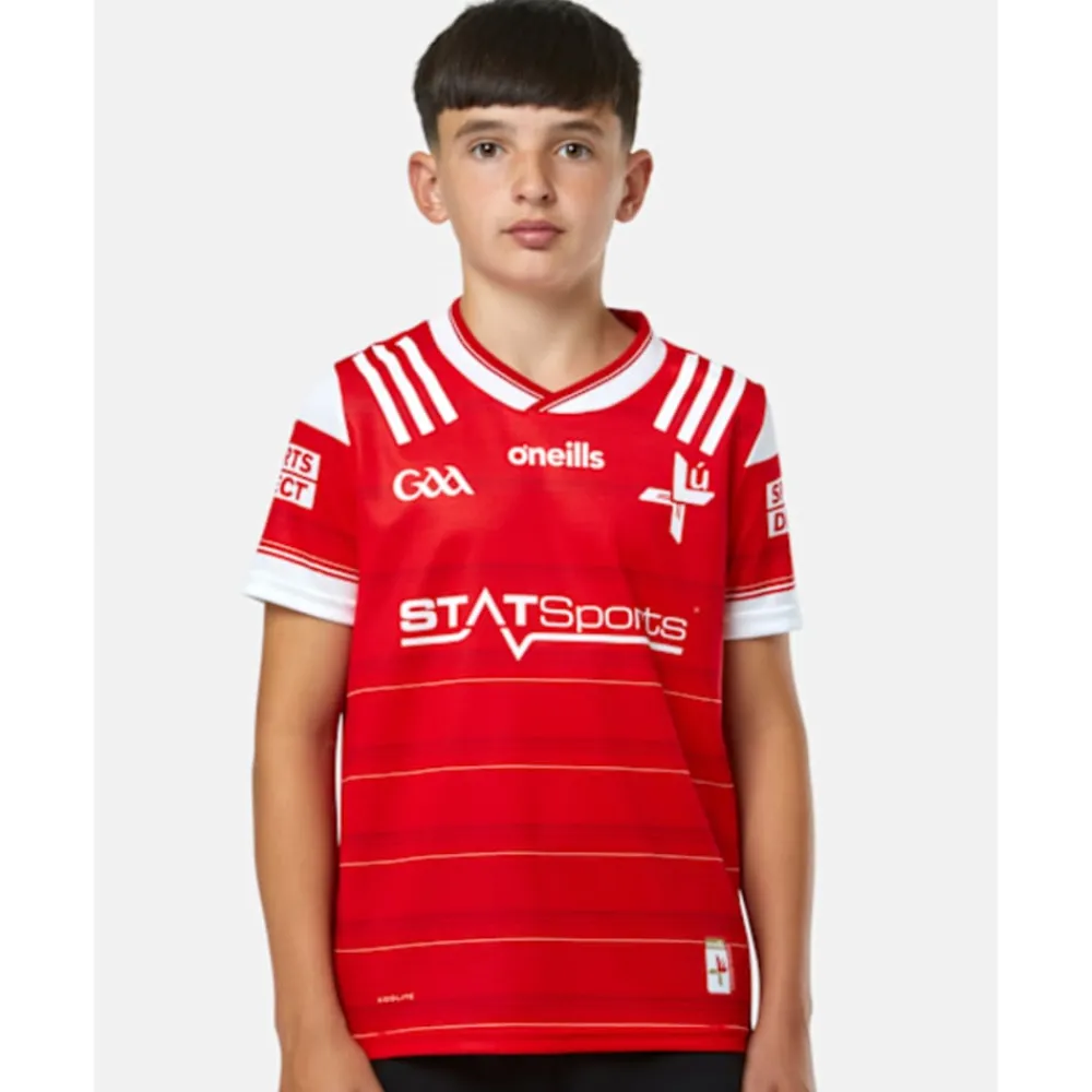 Hot O'Neills Kids Louth 23/24 Home Jersey Red