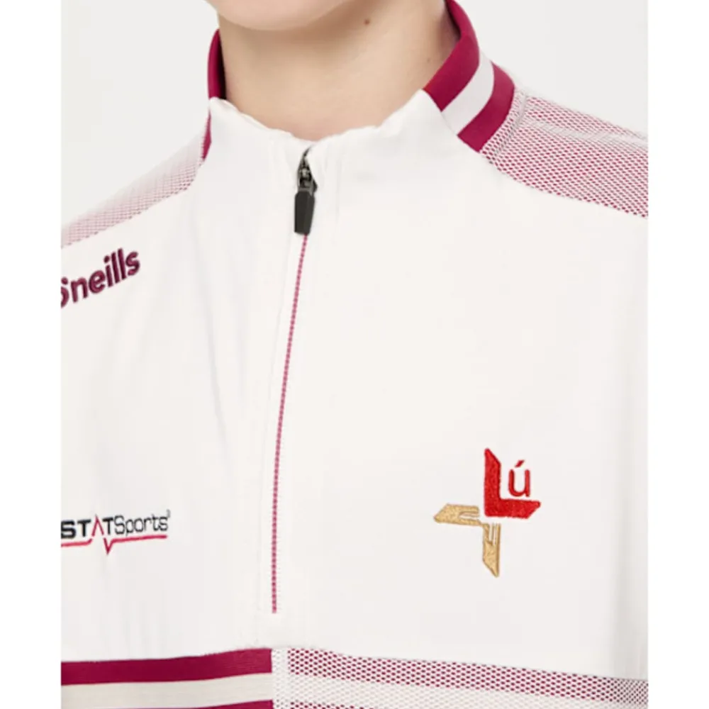 Sale O'Neills Kids Louth Nepal Half Zip Top White