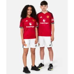 Hot adidas Kids Manchester United 25/26 Home Jersey Red