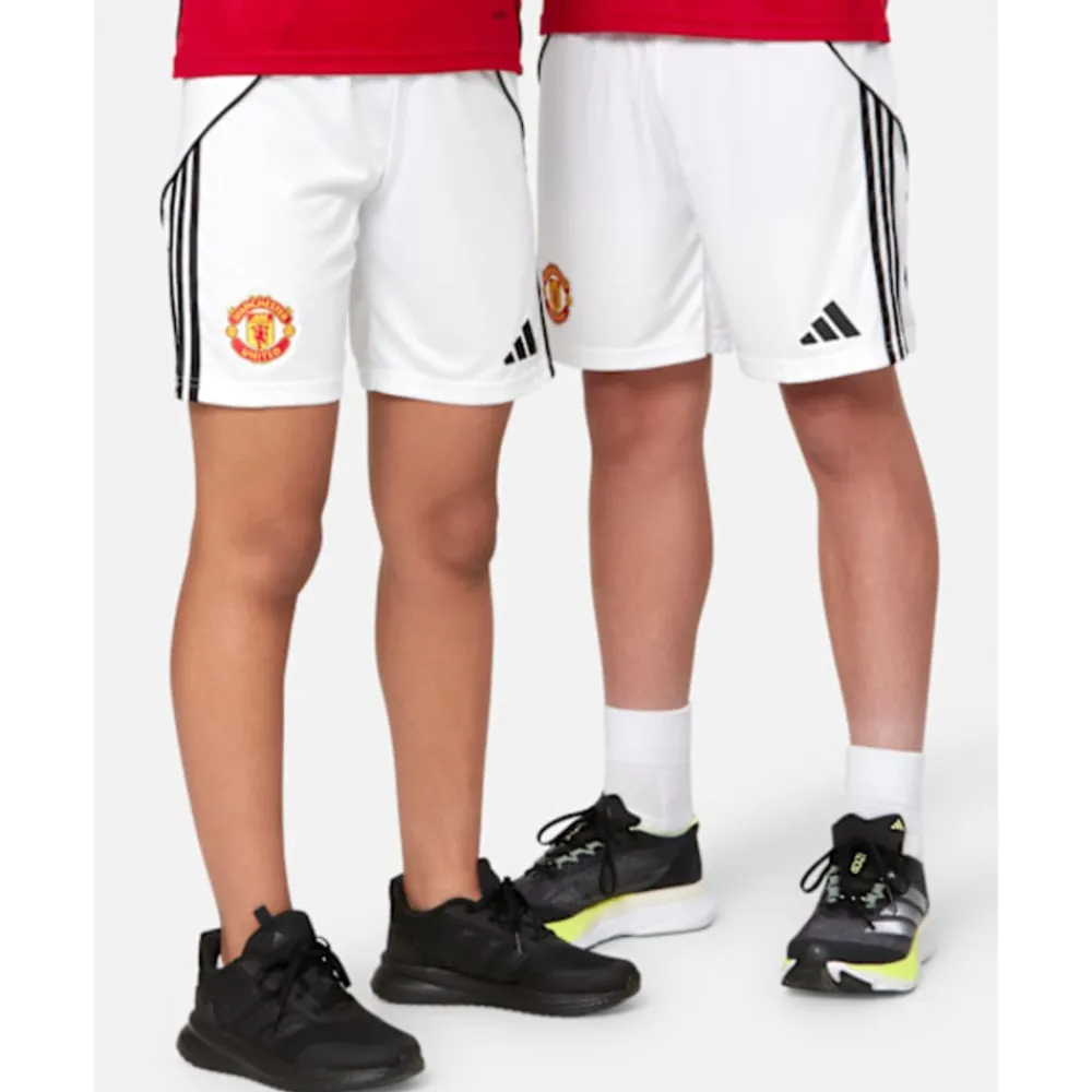 Hot adidas Kids Manchester United 25/26 Home Shorts White