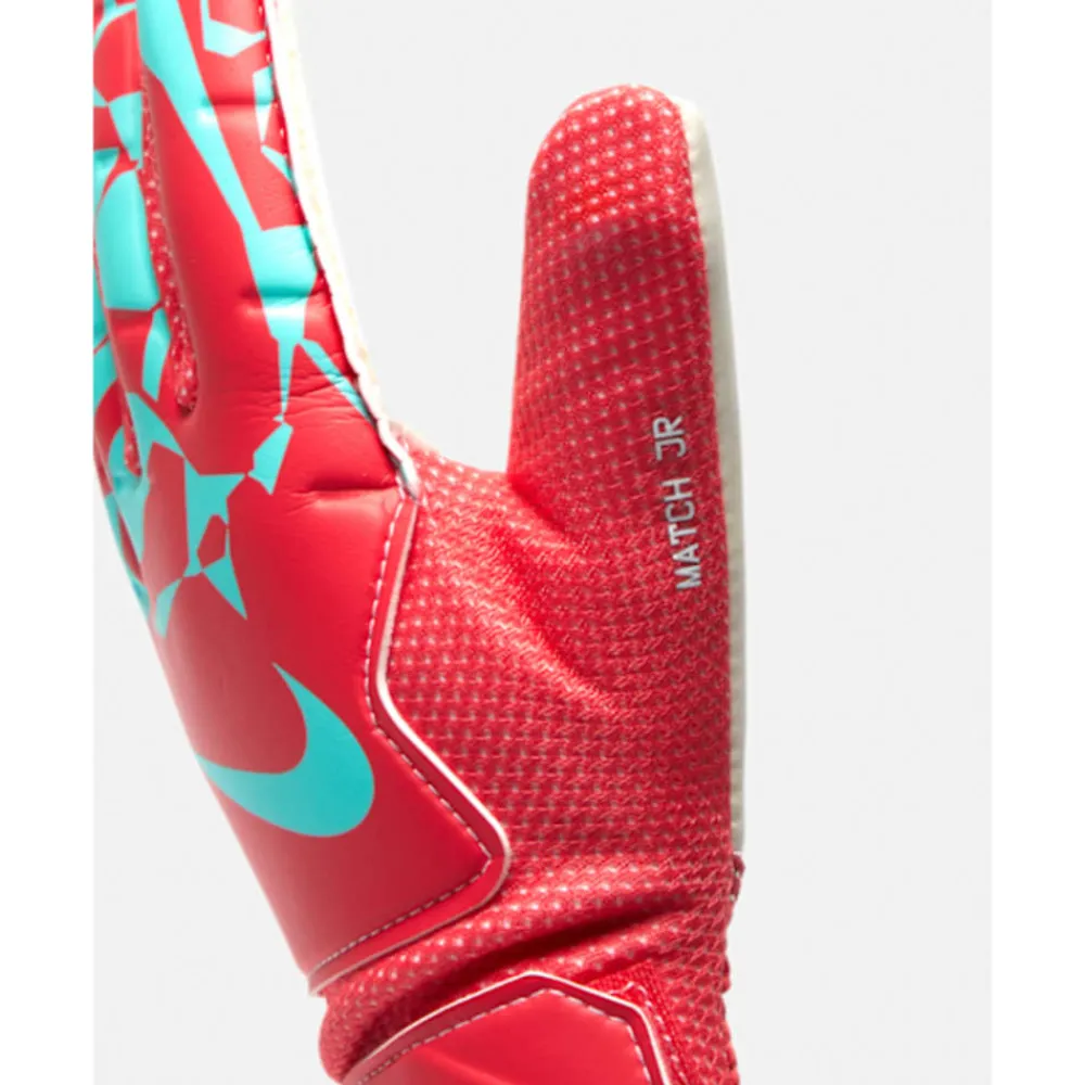 Clearance Nike Kids Match Goalkeeper Gloves Red