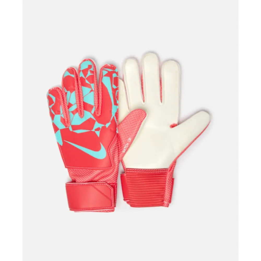 Clearance Nike Kids Match Goalkeeper Gloves Red