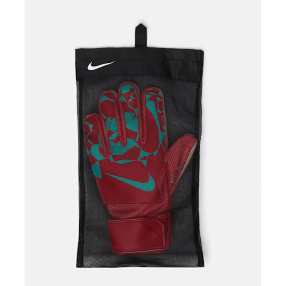Clearance Nike Kids Match Goalkeeper Gloves Red