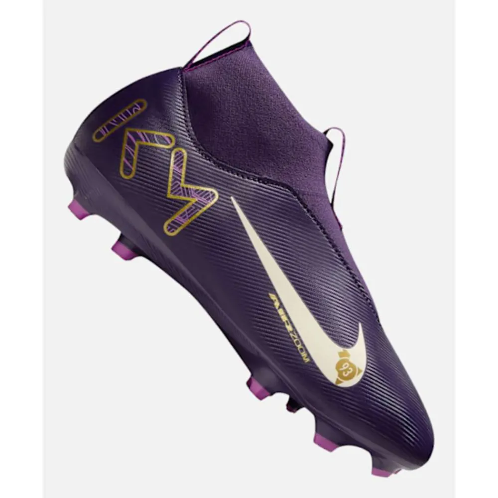 Fashion Nike Kids Mercurial Zoom Superfly 10 Academy Mbappe Firm Ground Purple