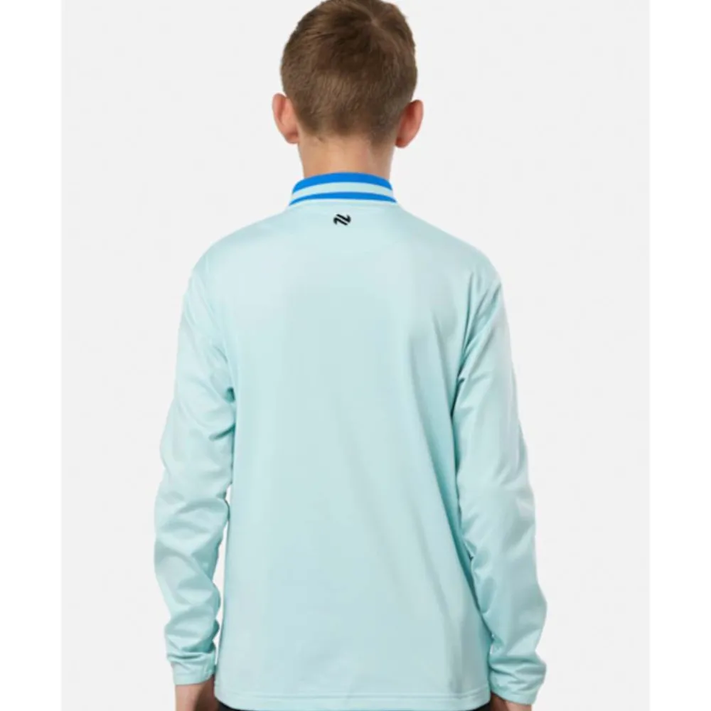 Clearance O'Neills Kids Monaghan Nepal Half Zip Top Blue