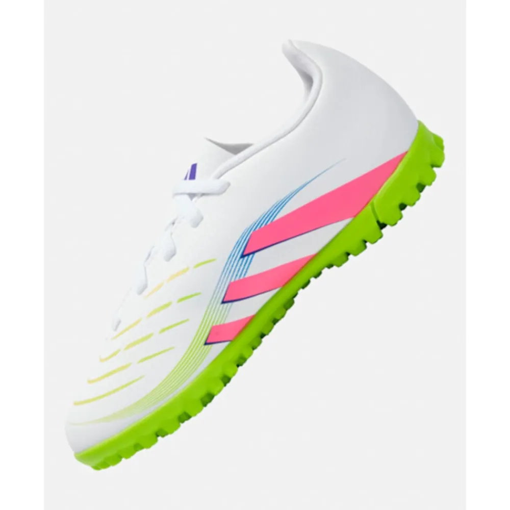 Clearance adidas Kids Predator Club Astro Turf White