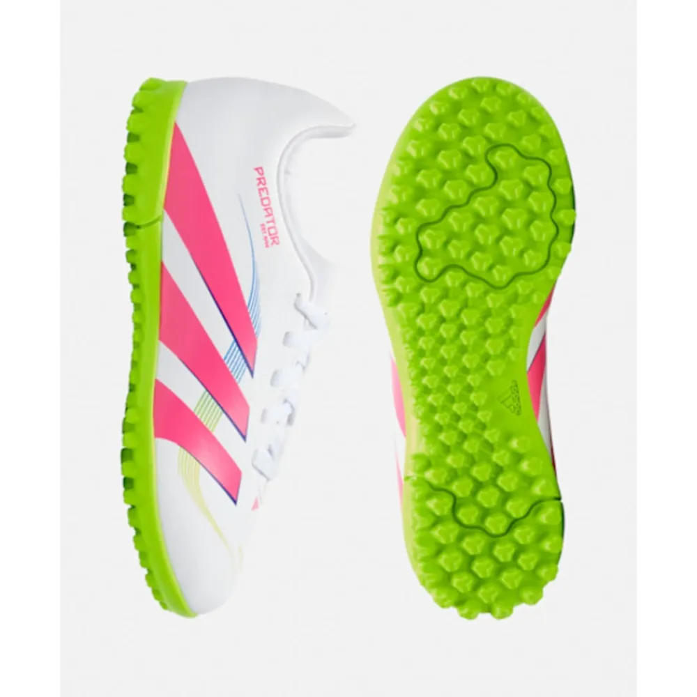 Clearance adidas Kids Predator Club Astro Turf White