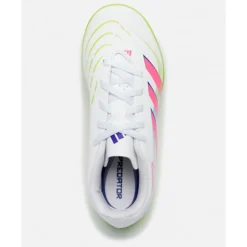 Clearance adidas Kids Predator Club Astro Turf White
