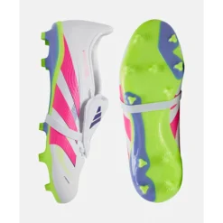 Clearance adidas Kids Predator League Firm Ground White