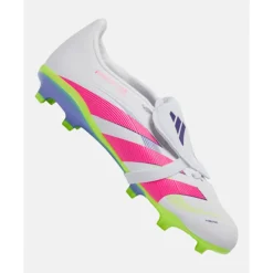 Clearance adidas Kids Predator League Firm Ground White
