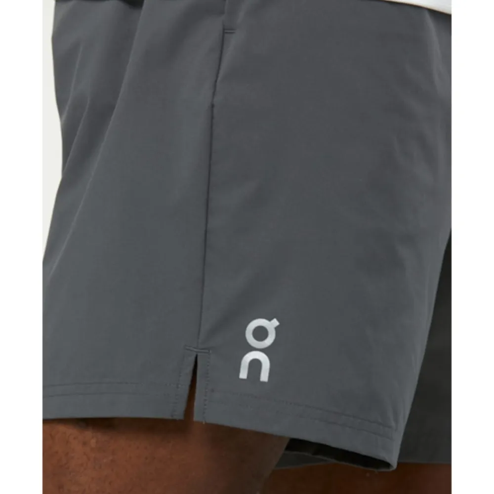 Outlet On Mens 7 Inch Core Run Short Grey