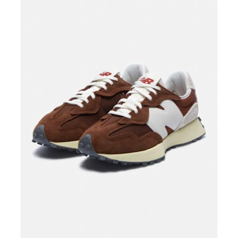 Hot New Balance Mens 327 Trainers Red