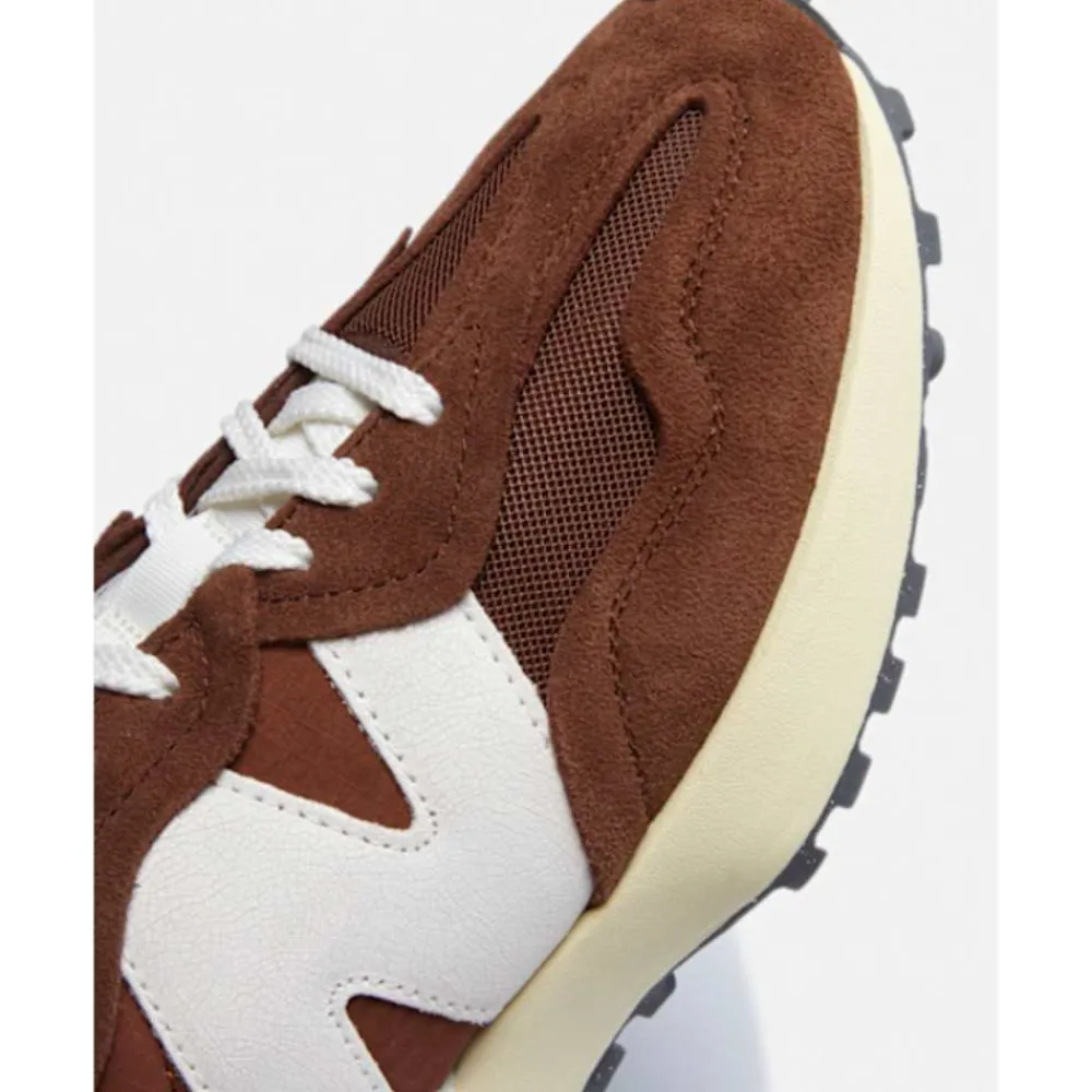 Hot New Balance Mens 327 Trainers Red