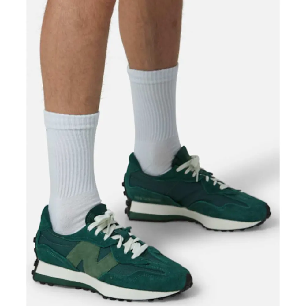 Hot New Balance Mens 327 Trainers Green