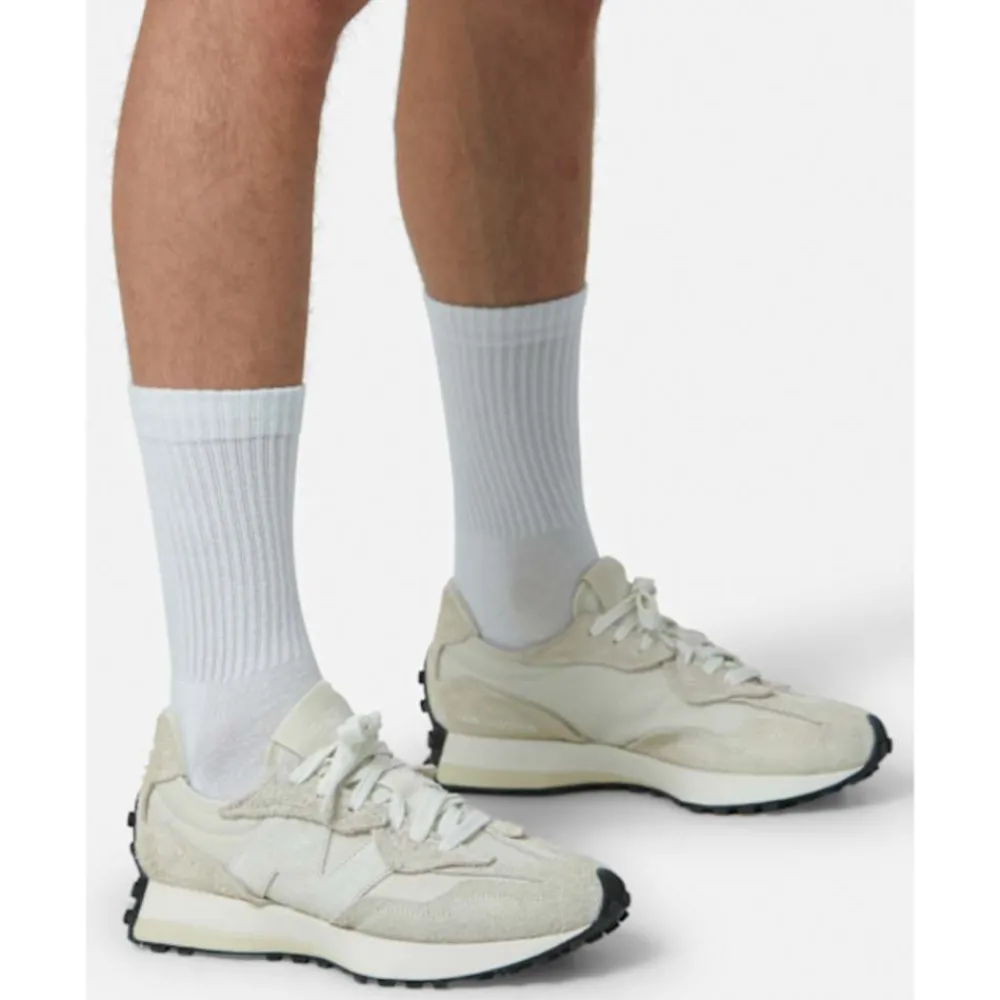Online New Balance Mens 327 Trainers Cream