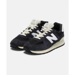 Outlet New Balance Mens 574 Trainers Navy