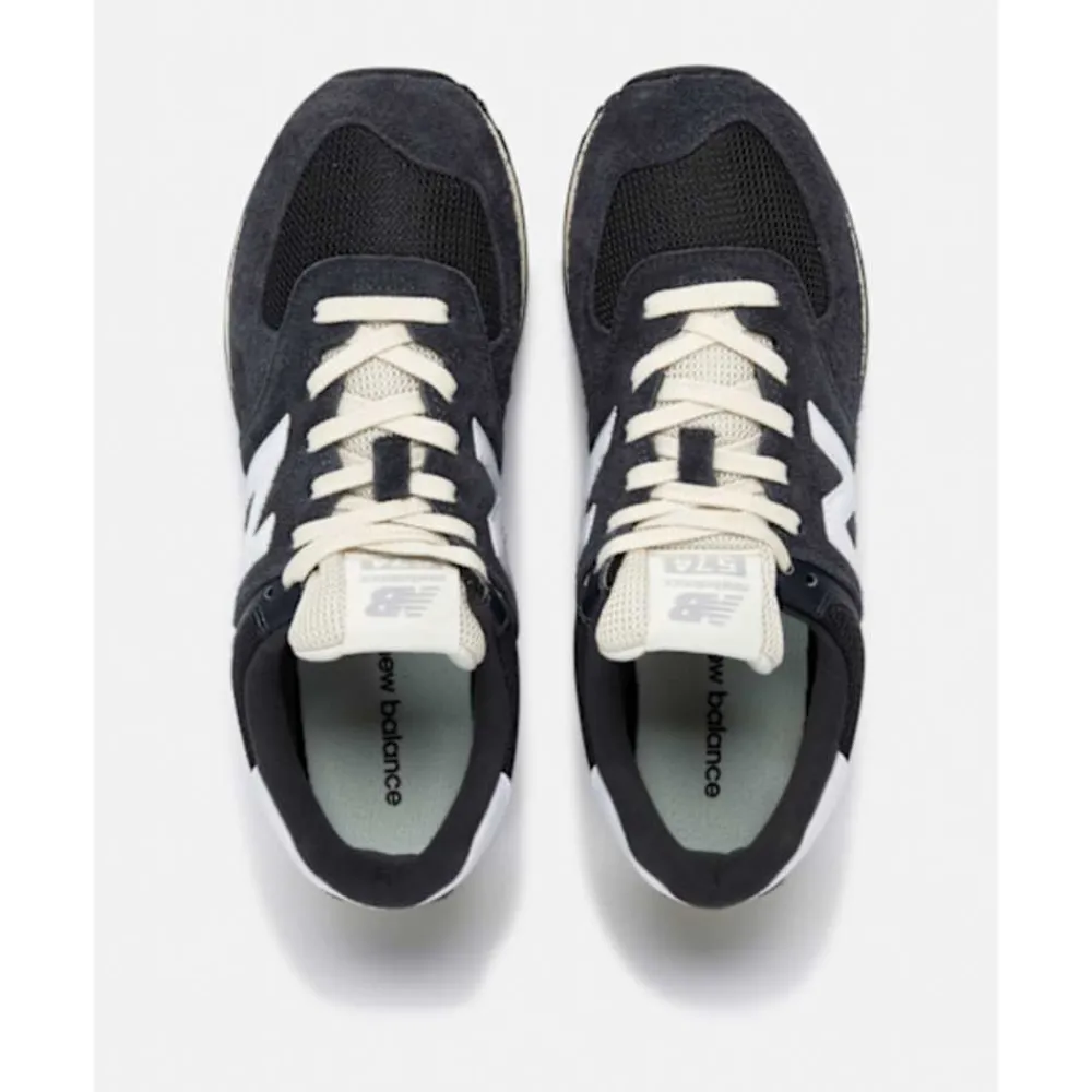 Outlet New Balance Mens 574 Trainers Navy