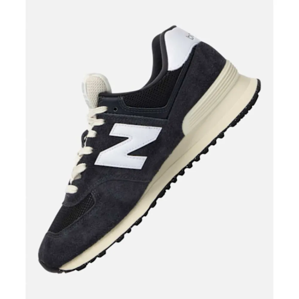 Outlet New Balance Mens 574 Trainers Navy